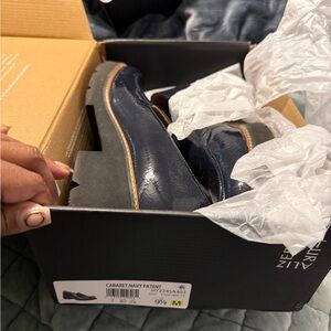 Naturalizer Navy Patent Women's Loafers